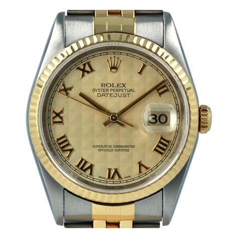 rolex pyramid gold dial